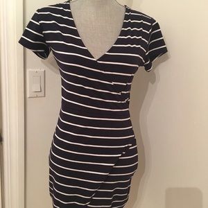 Brand new Cotton On Striped Bodycon Dress Navy