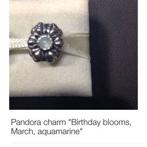 Pandora Birthday Bloom March Charm