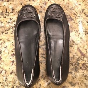 Gucci Black Flats