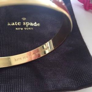 Gold kate spade 'Best Friend Ever' bangle