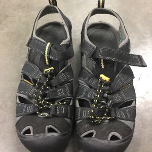 Keen women's biking sandals with clips size 8.5
