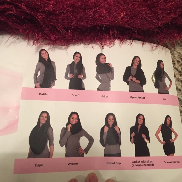 Wizard wrap scarf that can change into many styles