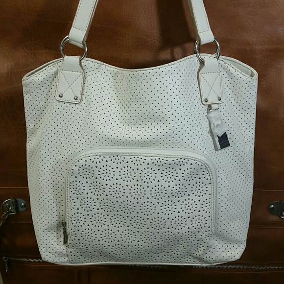 Creamy leather Relic hobo bag.