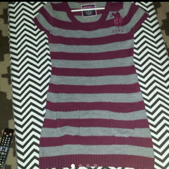 (SOLD) US POLO ASSN knitted Sweater Dress