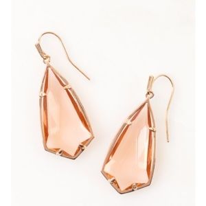 Kendra Scott Dusty Pink Drop Earrings