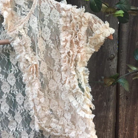 ❌SOLD❌Zara lace crop top boléro - Picture 3 of 4