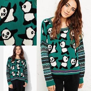 Urban outfitters coincidence &chance panda sweater