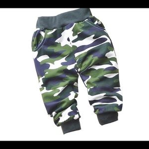 Baby's Camouflage Pants, Green Camo Pants