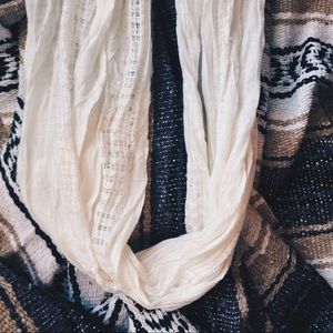 Cream Infinity Scarf