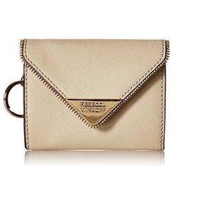 Rebecca Minkoff metro wallet w/key ring silver