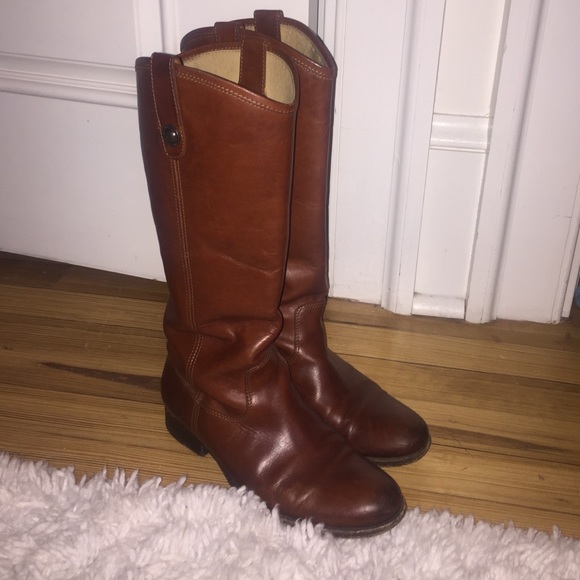 FRYE Wide Calf Melissa Button Boots