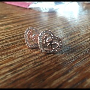 Rose gold Michael kors earrings