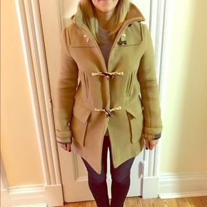 Topshop Hooded Toggle Coat