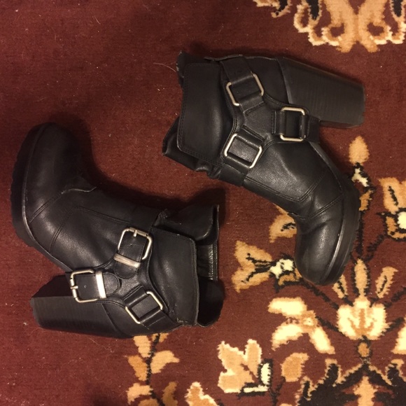 Dolce Vita Shoes - Dolce Vita Black Harness Moto Boots