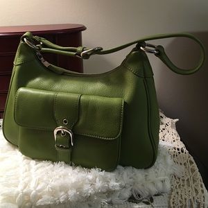 Talbots Green leather Handbags