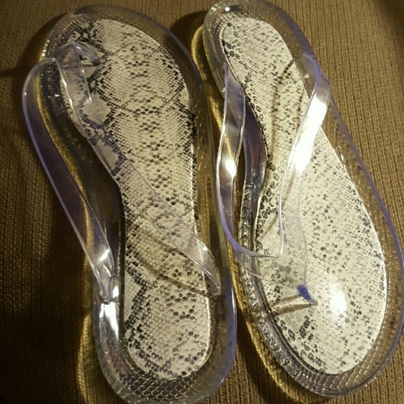 Jelly Sandals (Clear)
