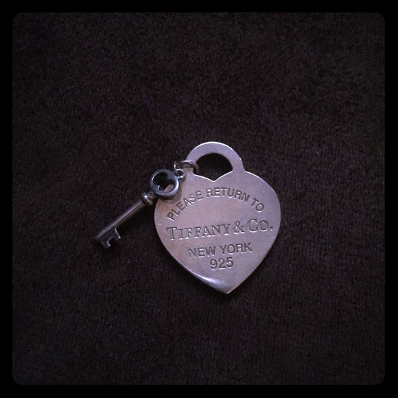 Tiffany & Co. Large Heart and Lock Charm!