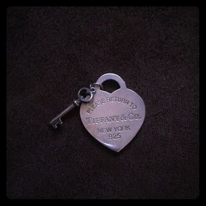 Tiffany & Co. Large Heart and Lock Charm!