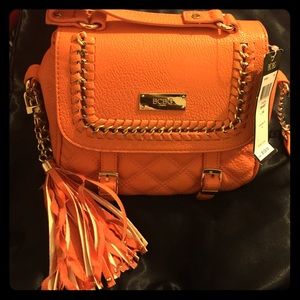 BCBG vibrant Orange purse