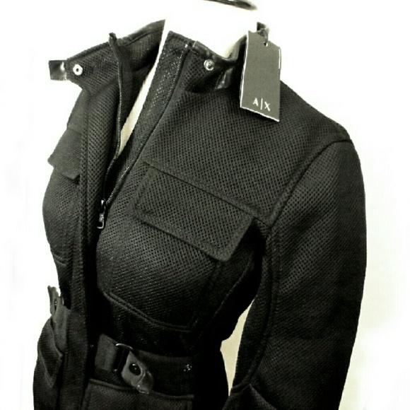 Armani Exchange Jackets & Blazers - Armani Exchange Moto Scuba Jacket LOWEST