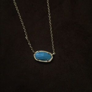Kendra Scot 'Elisa' Pendant Necklace in Aqua blue!