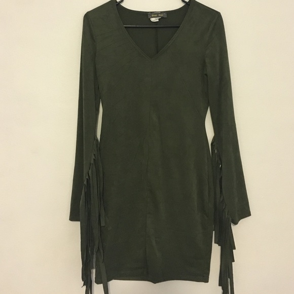 Olive Green Dress