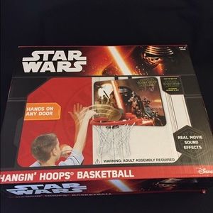 starwars hanging hoops basketball brand new