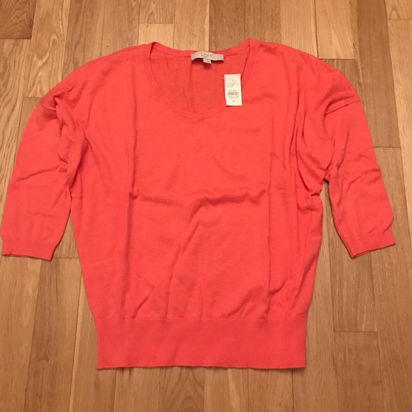 Loft v-neck dolman sleeve sweater