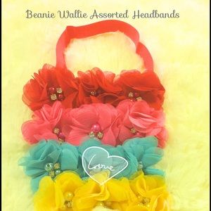 Beanie Wallie Headbands- Assorted pack of 6