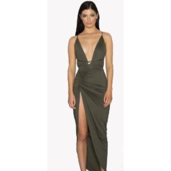 🎉HOST PICK!🎉 NEW! Asymmetrical Side Slit dress - Picture 5 of 7