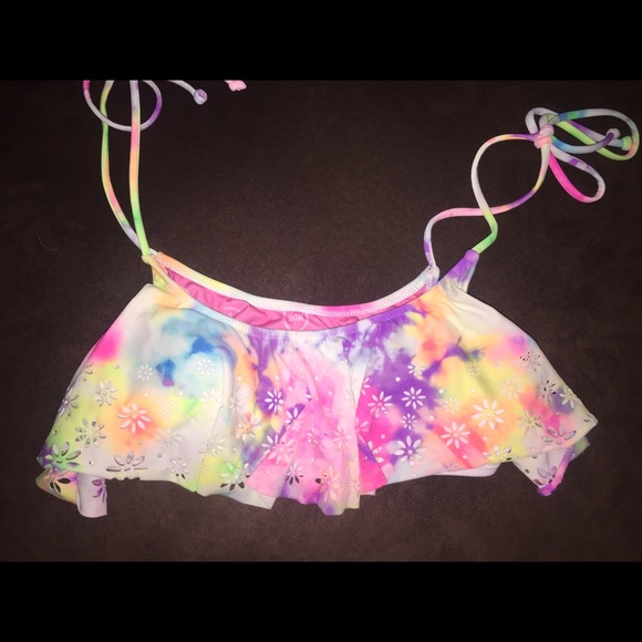 Victoria Secret Pink! bikini tie dye bikini top!