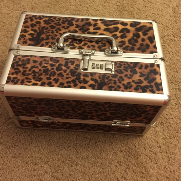 Large Cheetah Make up box