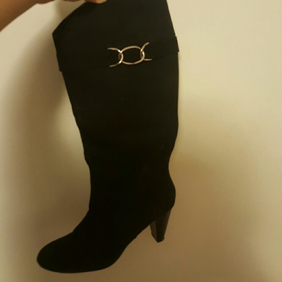 sexy buckle knee high boots - Picture 1 of 2