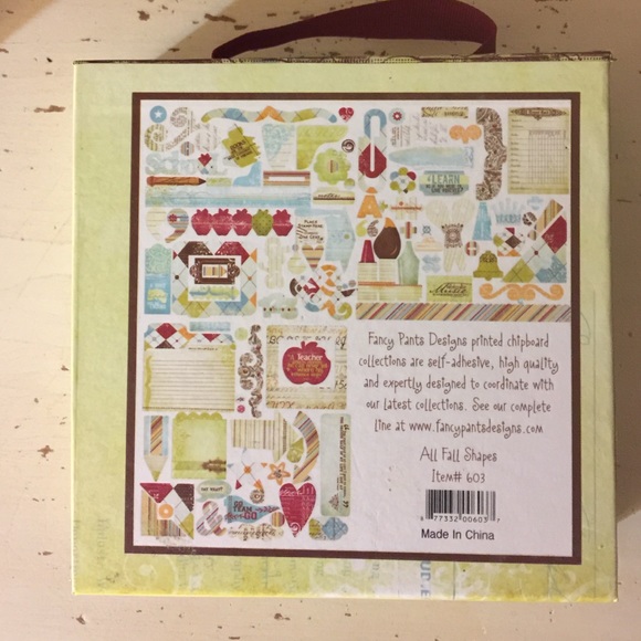 Scrapbook Fall Chipboard Shapes & Embellishments - Picture 3 of 4