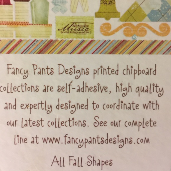 Scrapbook Fall Chipboard Shapes & Embellishments - Picture 4 of 4