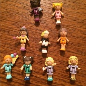 Polly pocket vintage figurines