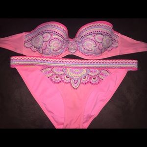 Victoria Secret coral design bikini!