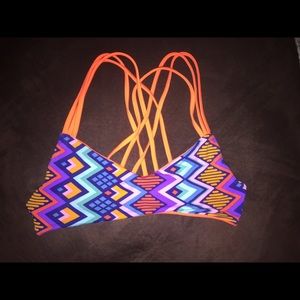 Khongboon Aztec print bikini top!