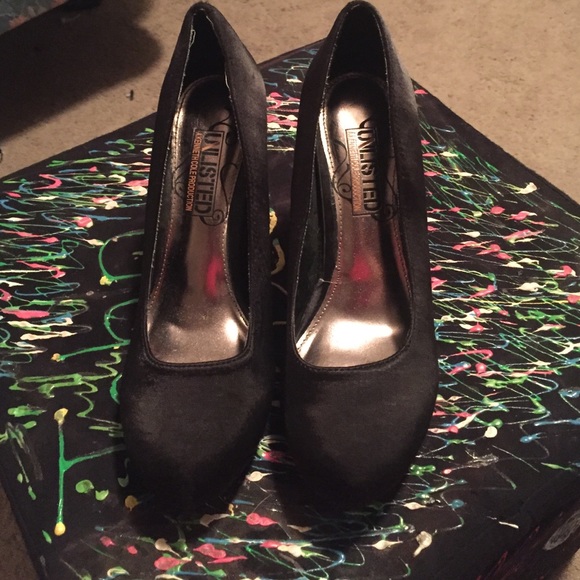 Black and Gray high heels