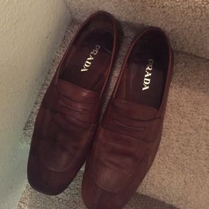 Prada perfect condition . Rich terracotta brown.