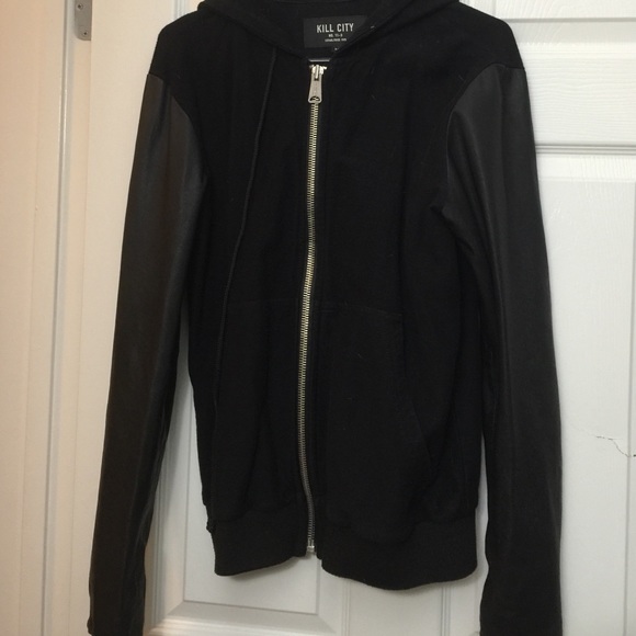 Kill City Jeans Other - Kill City one of a kind pull over zip up