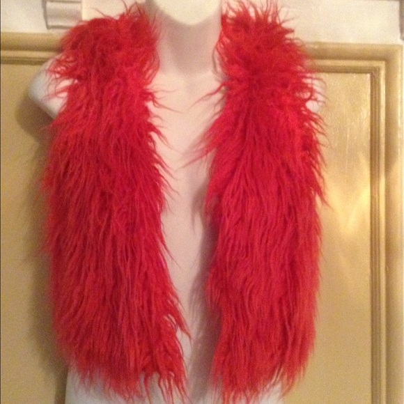 Pink furry vest Children's place