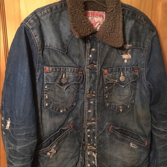 True Religion unisex denim jacket!