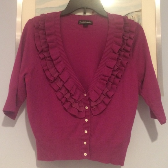 Rampage Cropped Cardigan