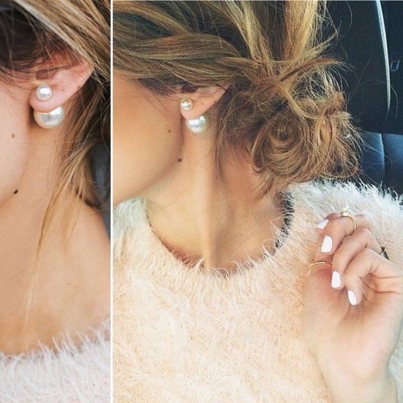 Pearl Back Earrings Assortment - Picture 2 of 6