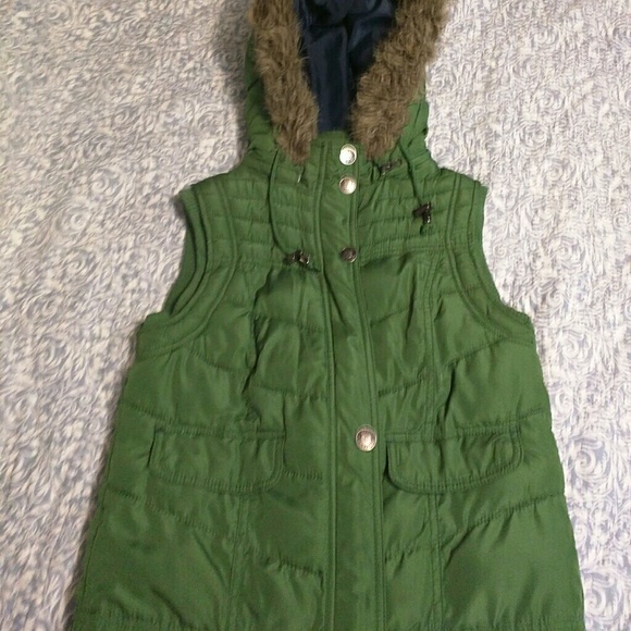 Green Puffer Vest