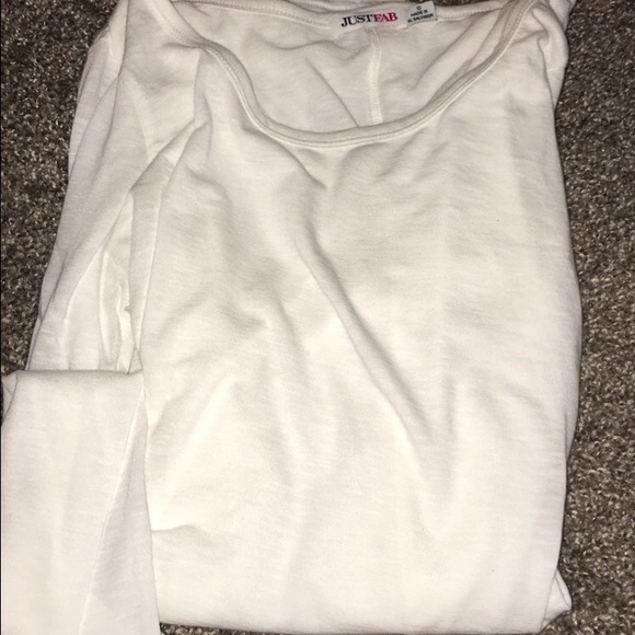 white long sleeve tshirt