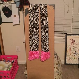 Pink Zebra Scarf