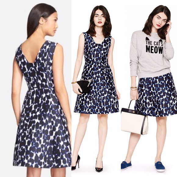 kate spade Dresses & Skirts - 💕SALE Kate Spade Leopard Dress Sz6💐👍🏼🎉
