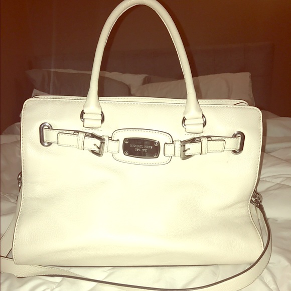 Authentic White Michael Kors Purse